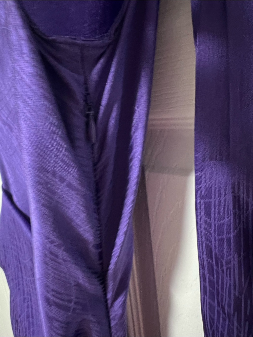 Ronny Kobo Zoe One Shoulder Dress Ultra Violet Purple XS - Picture 5 of 7